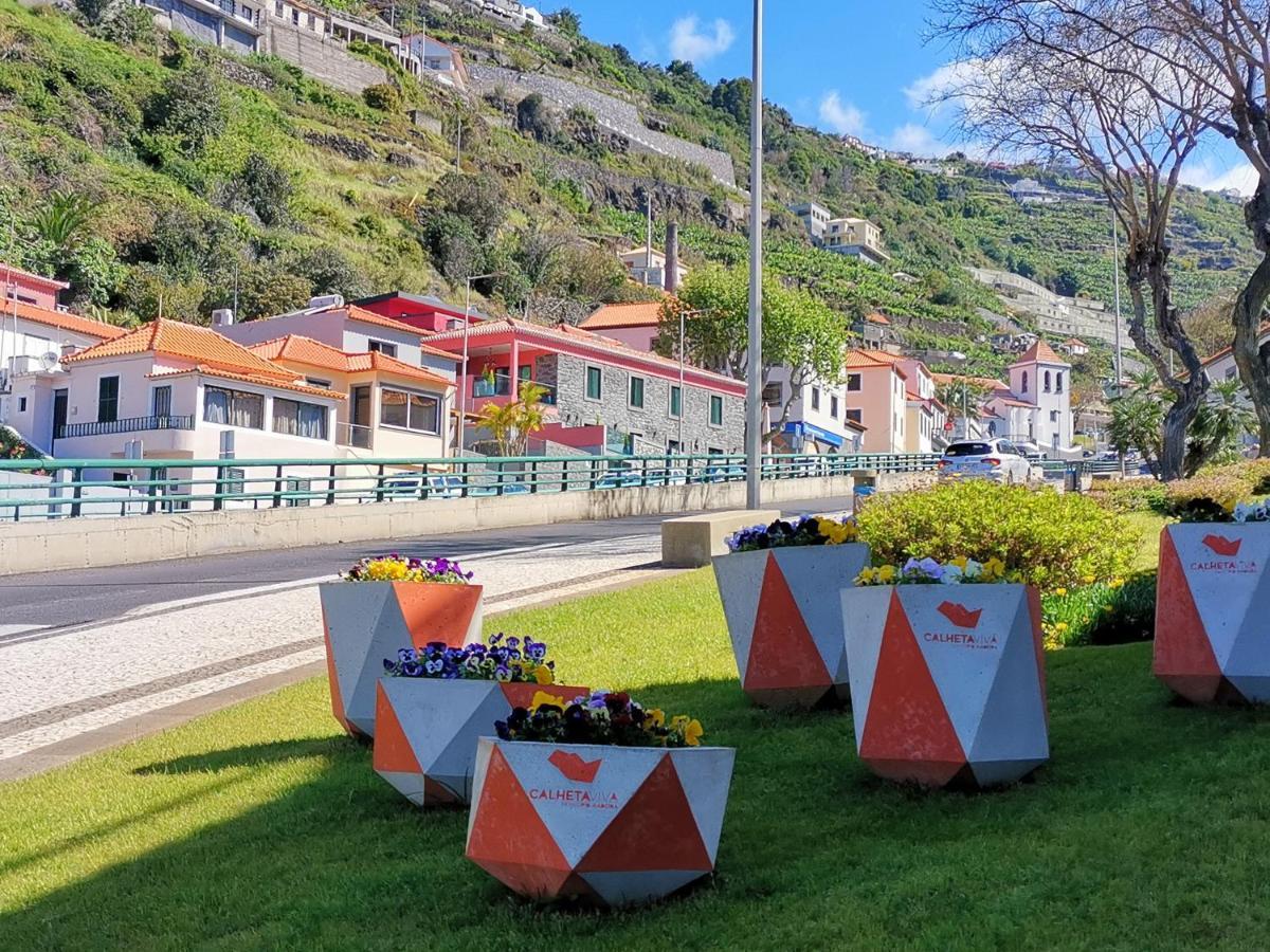 Charming Studios In Calheta Beach - Villa Esmeralda 외부 사진